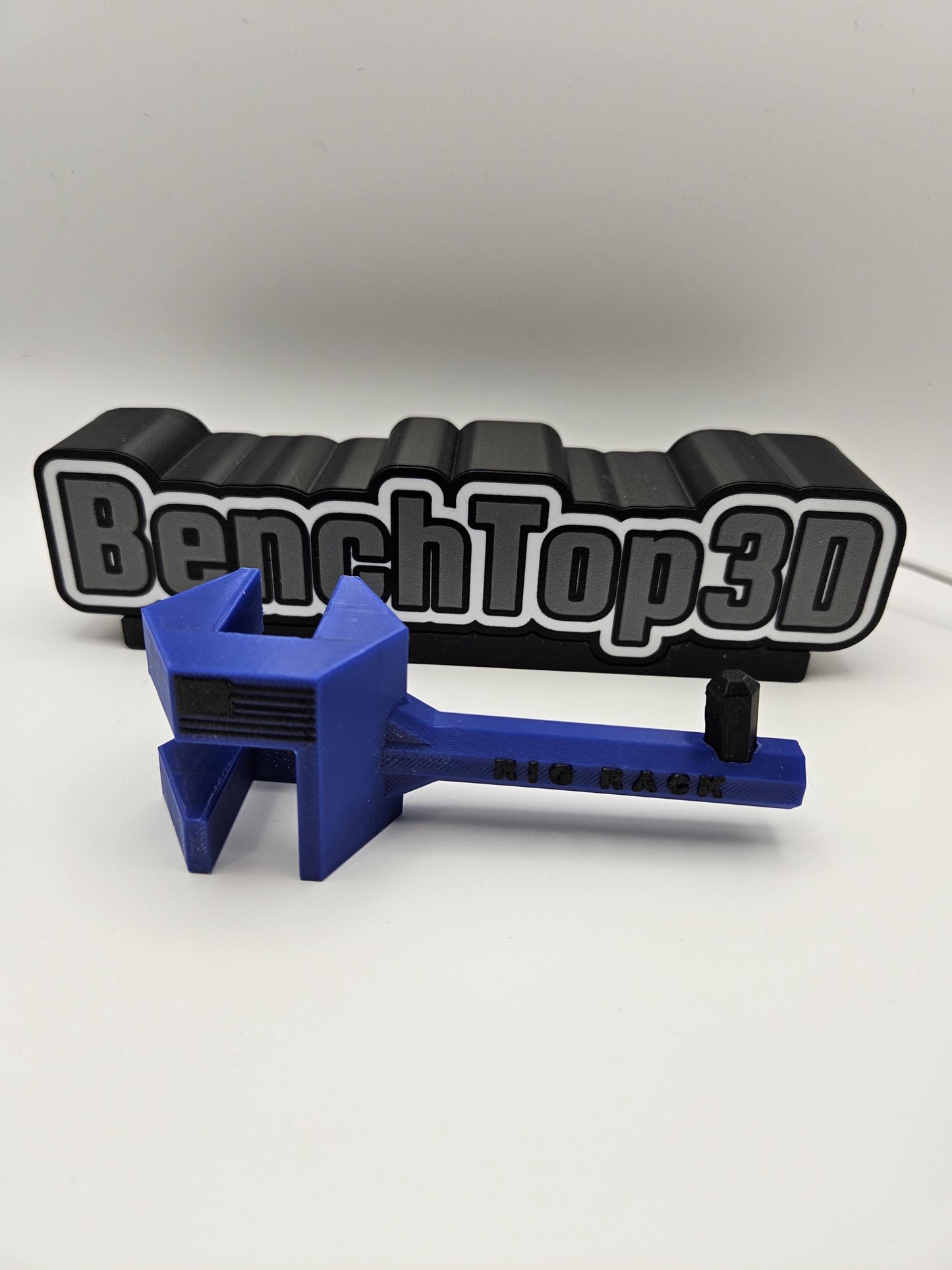 Rig Rack With Flag - Hard Hat Hanger