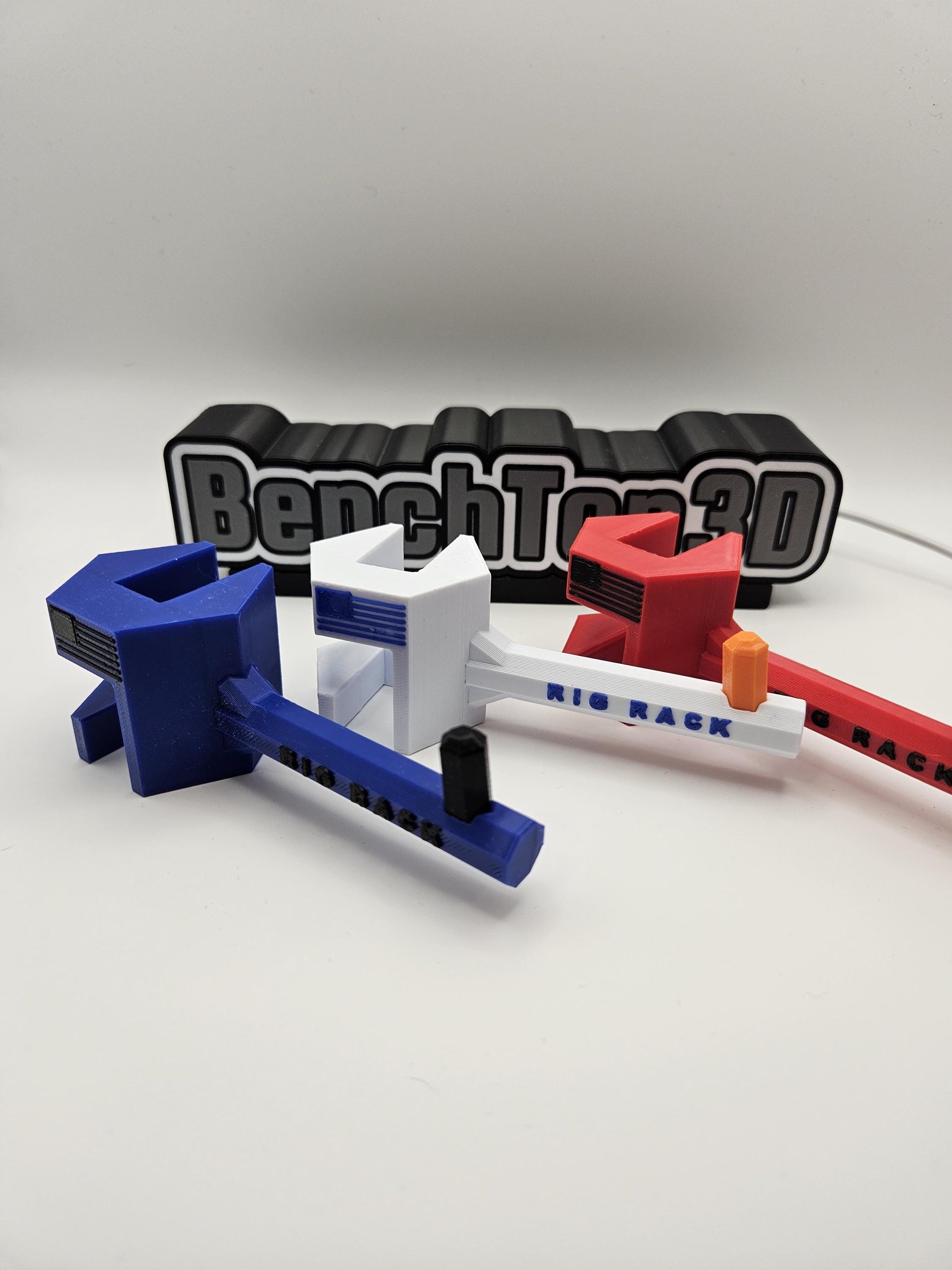 Rig Rack With Flag - Hard Hat Hanger